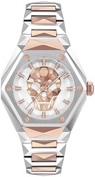 Philipp Plein Dameur Pwada0624 The Skull Sølvfarvet/rosaguldtonet