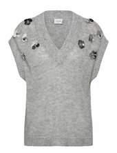 Dante6-nycia Sleeveless Sequin Sweater Dante6 Grey
