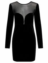 Onlsmooth Life L/s Short Dress Jrs Only Black