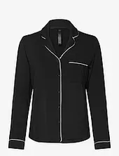 Jacket Ls Jersey Essential Hunkemöller Black
