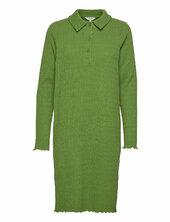 Objabby L/s Polo Dress 119 Object Green