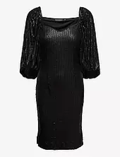 Sldalila Gausa Dress Soaked In Luxury Black