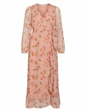 Viedee L/s Ankle Wrap Dress Vila Pink