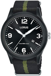 Lorus Herreur Rh943lx9 Sort/tekstil Ø40 Mm