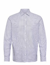 Mmgmarco Oxford Stripe Shirt Mos Mosh Gallery Blue