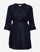 Mlmercy 3/4 Woven Tunic Noos Eco A. Mamalicious Blue