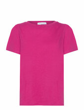 T-shirt With Pleats Coster Copenhagen Pink