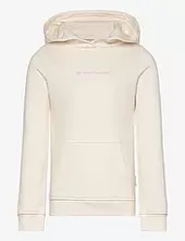 Printed Logo Hoody Tom Tailor Cream