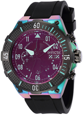 Invicta Herreur 39901 Aviator Sort/gummi Ø50 Mm