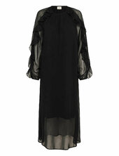 Kamila Chiffon Dress Kaffe Black