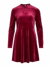 Vioelle High Neck L/s Dress/1n Vila Red