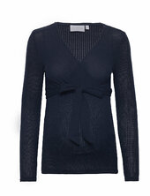Mlannette Tess Ls Jrs Top 2f A. Mamalicious Navy