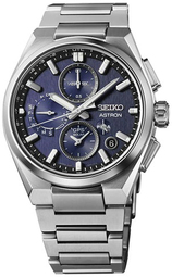Seiko Herreur Ssh161j1 Astron Blå/titanium Ø42 Mm