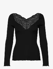 Rwbeatha Ls Regular T-shirt Rosemunde Black