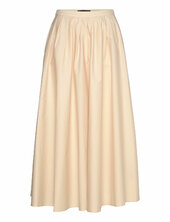 Pleated Midi-skirt Mango Beige