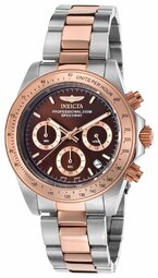 Invicta Herreur 17029 Speedway Brun/rosaguldtonet Stål Ø39.5 Mm