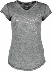 Puma Favourite Heather Cat Tshirt Damer Tøj Sort Xs