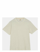 Akkikki S/s Waffle Tee Anerkjendt Beige
