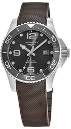 Longines Herreur L3.782.4.76.9 Hydroconquest Grå/gummi Ø43 Mm