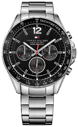 Tommy Hilfiger Herreur 1791104 Luke Sort/stål Ø46 Mm