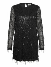 Onlanika Spacy Ls Short Dress Wvn Only Black