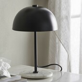 Bordlampe "kita" Sort M/ Marmorfod - Nordal