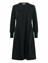 Cuantoinett Rib Dress Culture Black