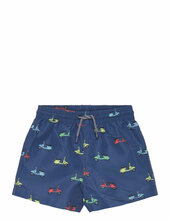 Scooter Print Swimming Trunk Mango Navy
