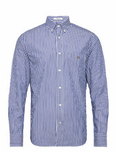 Reg Classic Poplin Stripe Shirt Gant Blue
