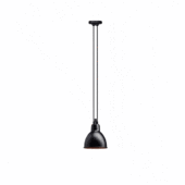 Lampe Gras N322 Pendel Mat Sort & Kobber Round