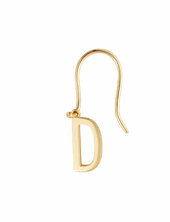 Initial Ear Hanger Design Letters Gold