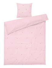 Daisy Bed Linen 140x220 Cm Pink/red Dk Juna Pink
