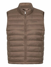 Ultra Lightweight Down Puffer Ve Calvin Klein Brown