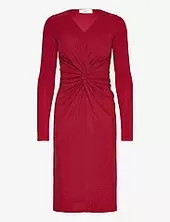 Rwnora Ls Dress Rosemunde Red