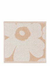 Unikko Mini Towel 30x30 Cm Marimekko Home Beige
