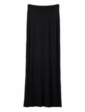 Maxi Jersey Skirt Lexington Clothing Black