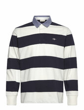 Reg Chambray Stripe Heavy Rugger Gant Navy