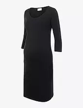 Mllea Org 3/4 Dress O. Mamalicious Black