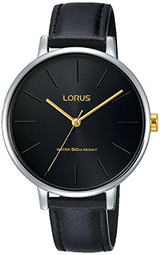 Lorus Dameur Rg215nx9 Classic Sort/læder Ø36 Mm