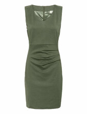 Sara Dress Kaffe Khaki