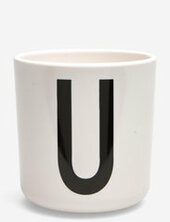Kids Personal Eco Cup Design Letters White