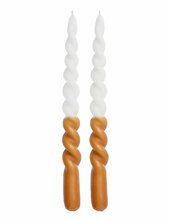 Twisted Taper Candle Lene Bjerre Patterned