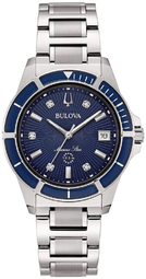 Bulova Dameur 96p237 Classic Blå/stål Ø34 Mm
