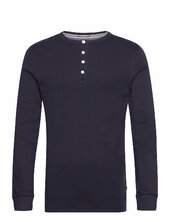 Solid Gradad W Contrast Fabric L/s Lindbergh Blue