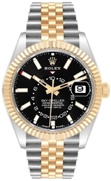 Rolex Herreur 336933-0004 Sky-dweller Sort/stål Ø42 Mm