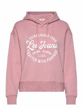 Logo Hoodie Lee Jeans Pink
