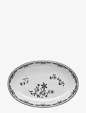 East India Black Oval Serving Dish 33x22 Cm Rörstrand Black