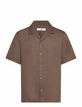 Regular-fit Shirt With Bowling Collar Mango Brown