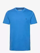 S/s Embroidered Logo Original Penguin Blue