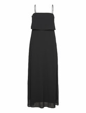 Vimilina Strap Maxi Dress - Noos Vila Black
